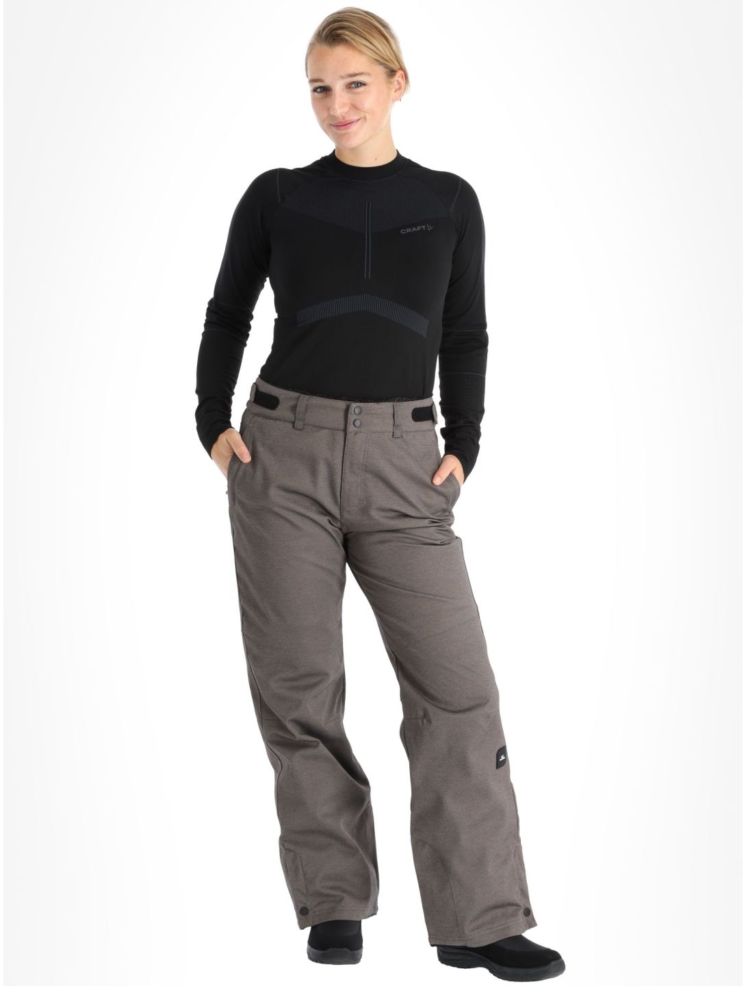 O'Neill, Star Melange pantalones de esquí mujeres Raven gris 