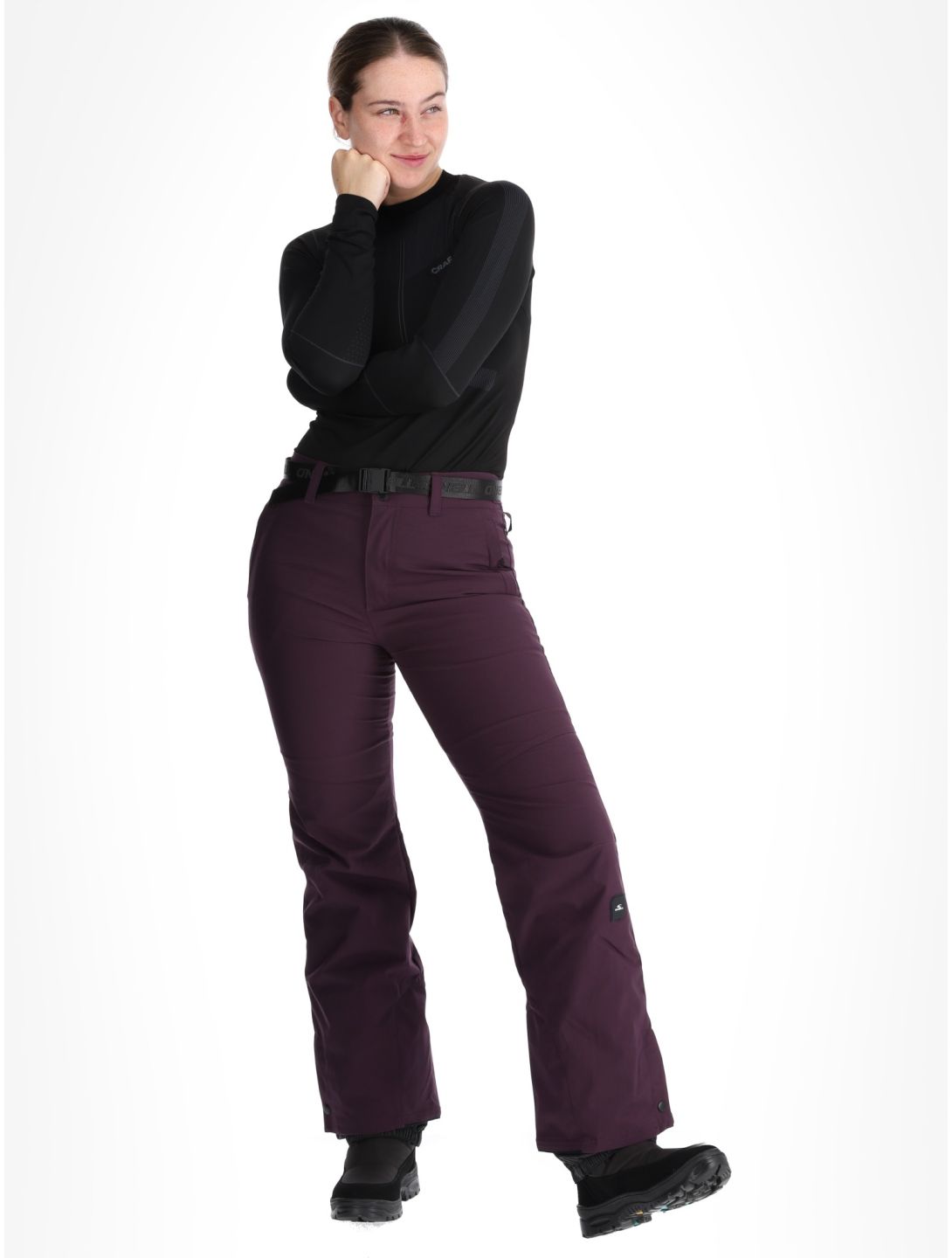 O'Neill, Star Slim Snow pantalones de esquí mujeres Aubergine púrpura 