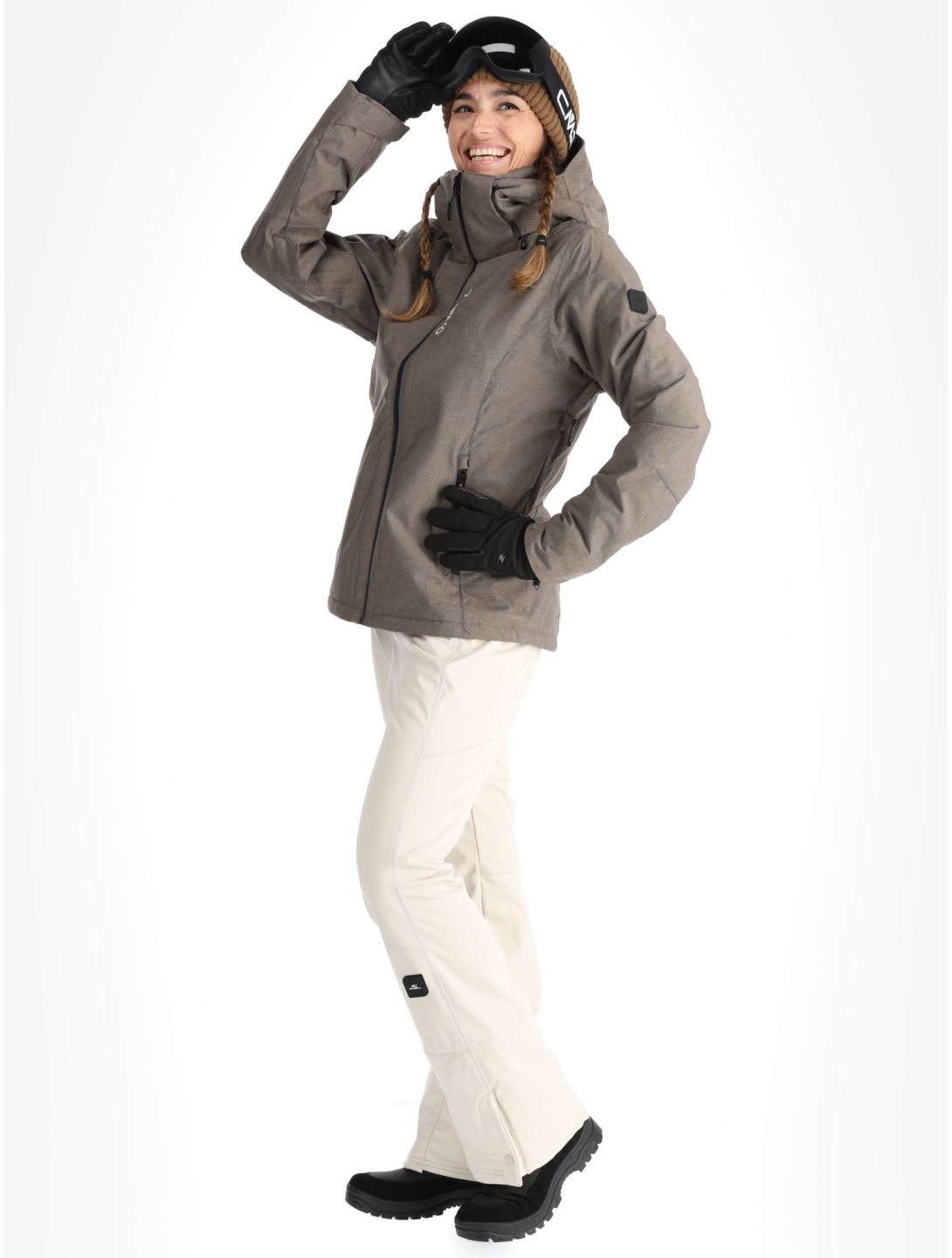 O'Neill, Stuvite Snow chaqueta de esquí mujeres Concrete gris 