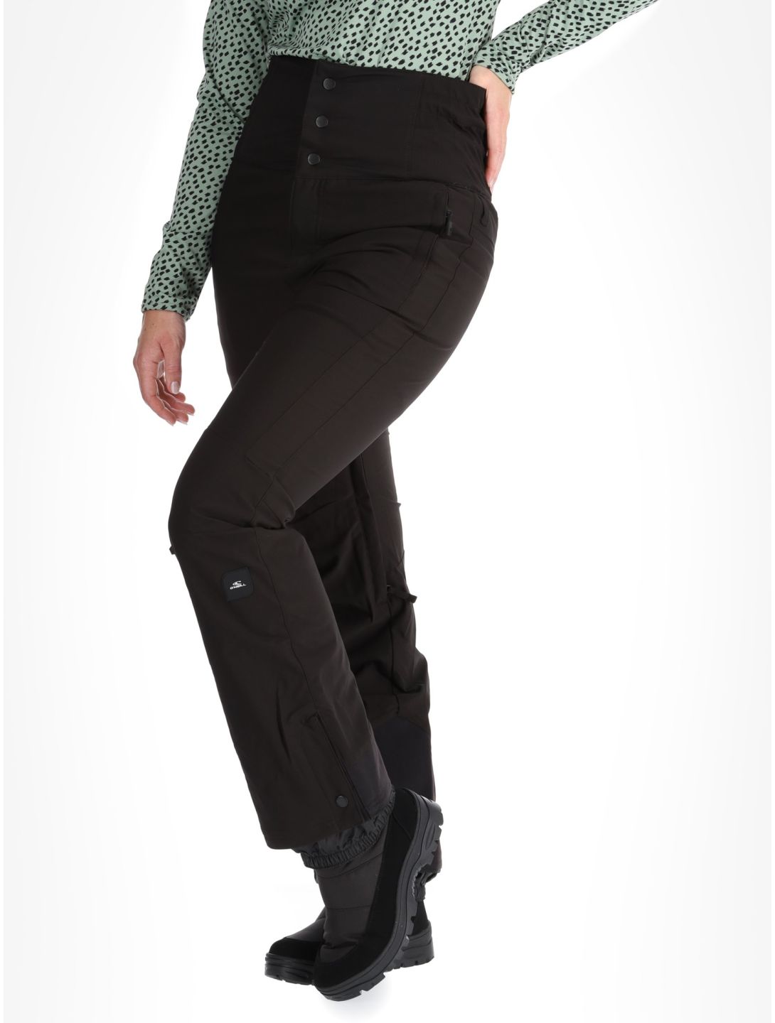 O'Neill, Total Disorder Slim Snow pantalones de esquí mujeres Black Out negro 