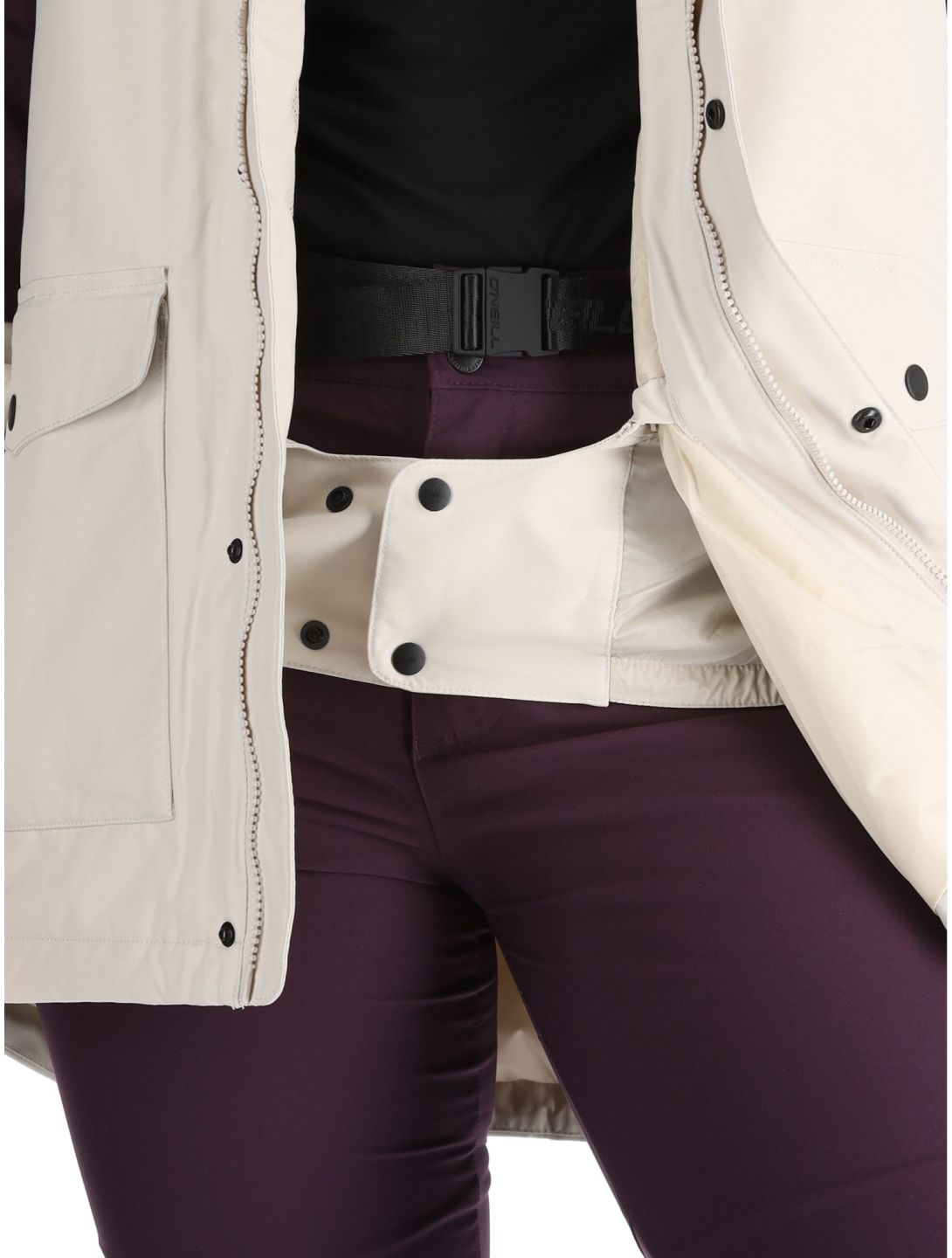 O'Neill, Utility Hybrid chaqueta de esquí mujeres Atmosphere Colour Block blanco, púrpura 