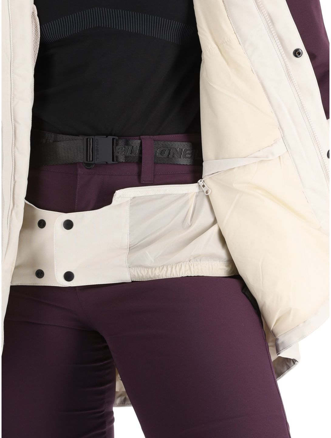 O'Neill, Utility Hybrid chaqueta de esquí mujeres Atmosphere Colour Block blanco, púrpura 