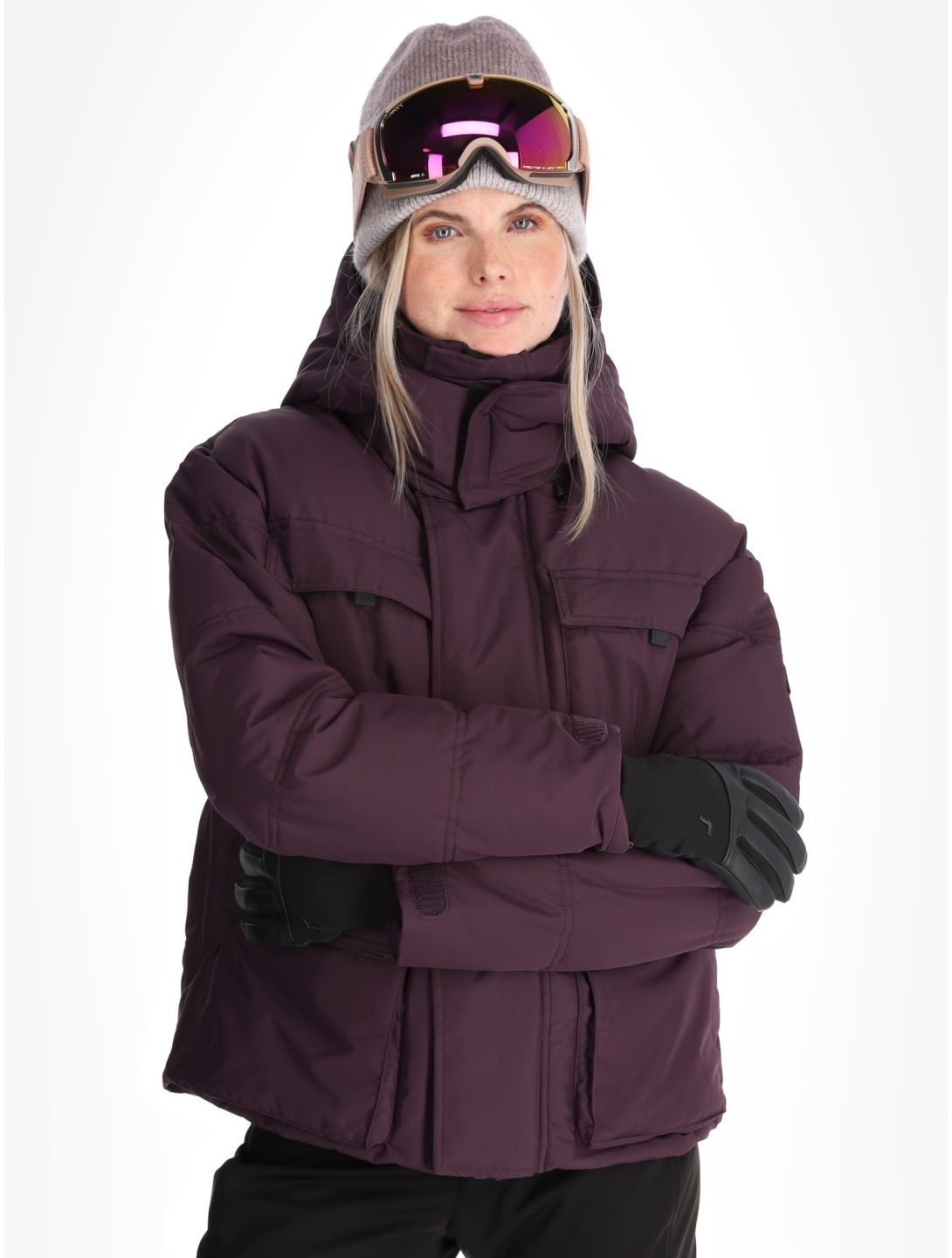 O'Neill, Z.E.N. Hybdrid chaqueta de esquí mujeres Aubergine púrpura 