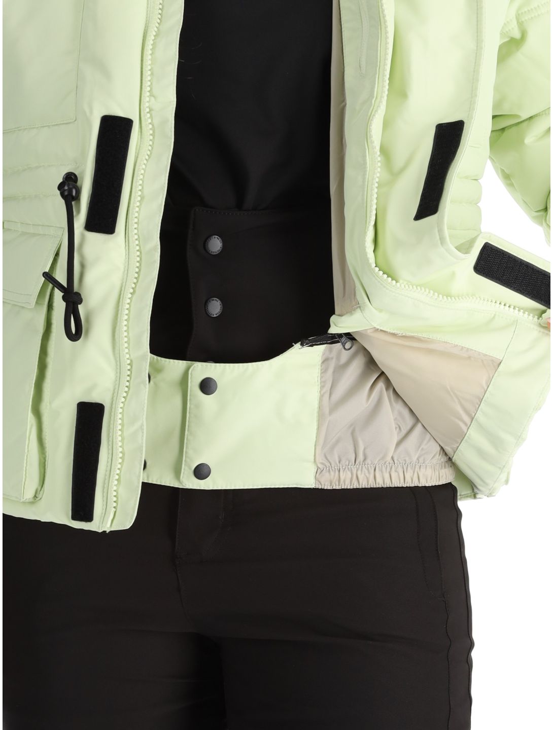 O'Neill, Z.E.N. Hybdrid chaqueta de esquí mujeres Lime Wash amarillo 