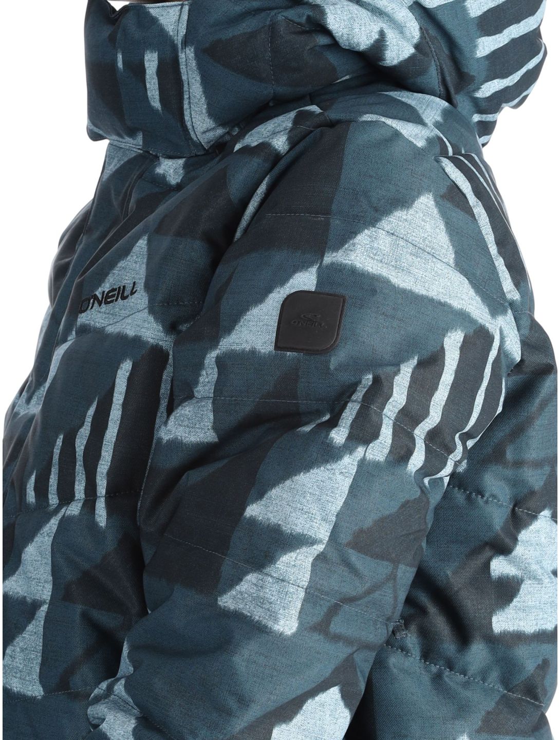 O'Neill, Z.E.N. Puffer Hybrid chaqueta de esquí mujeres Blue Triangle Ikat azul 