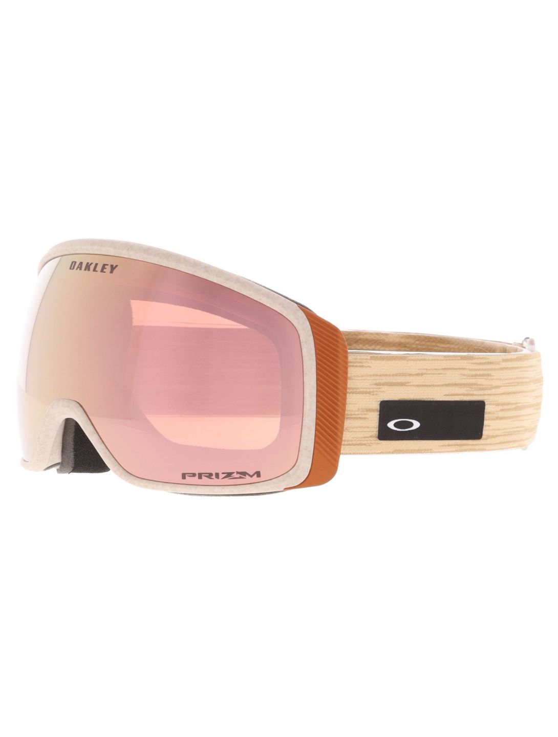 Oakley, Flight Tracker M gafas de esquí unisex Curry Stone - Prizm Snow Rose Gold Iridium rojo 