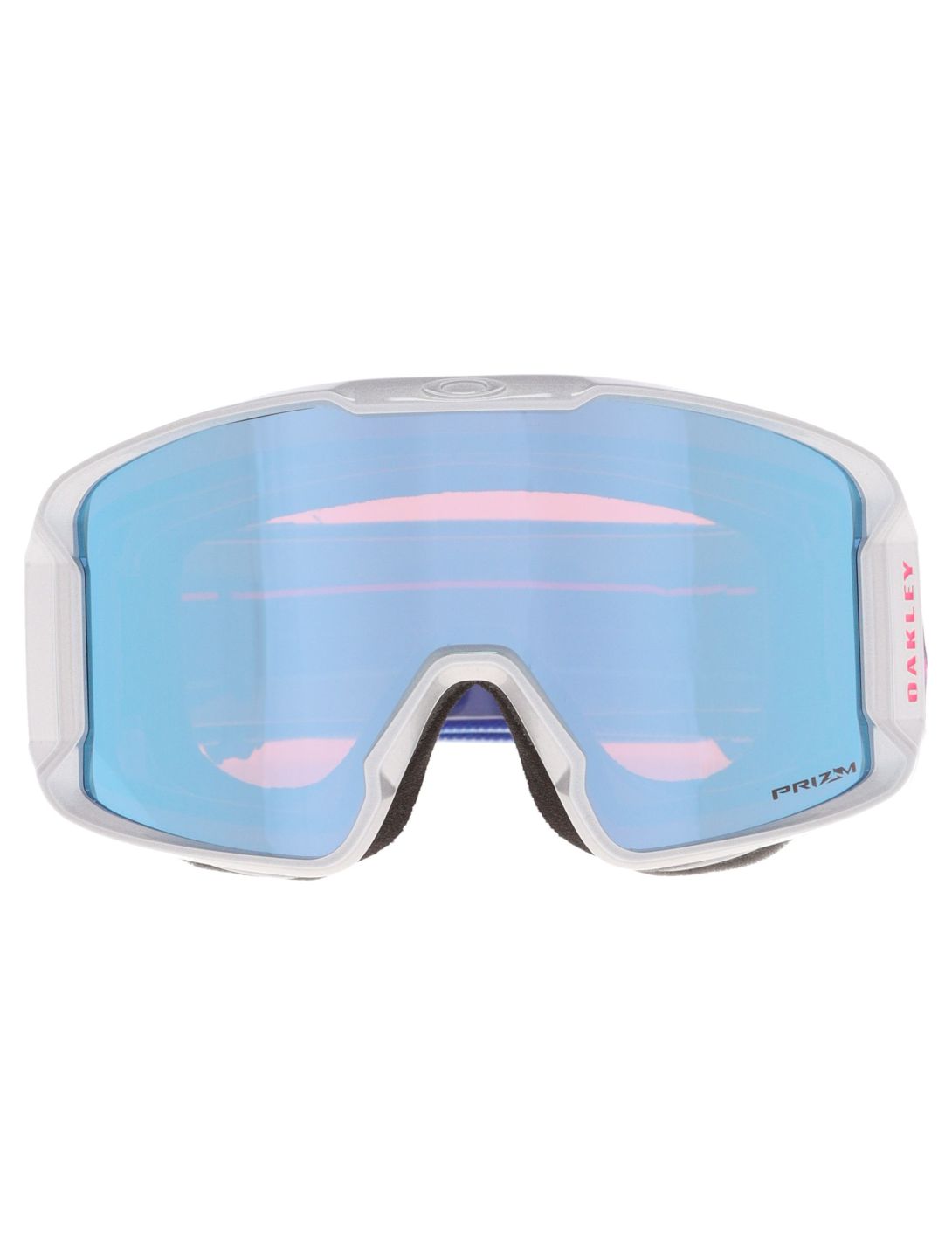 Oakley, Line Miner L gafas de esquí unisex Lucas Braathen Signature - Prizm Snow Sapphire Iridium blanco, rosa 