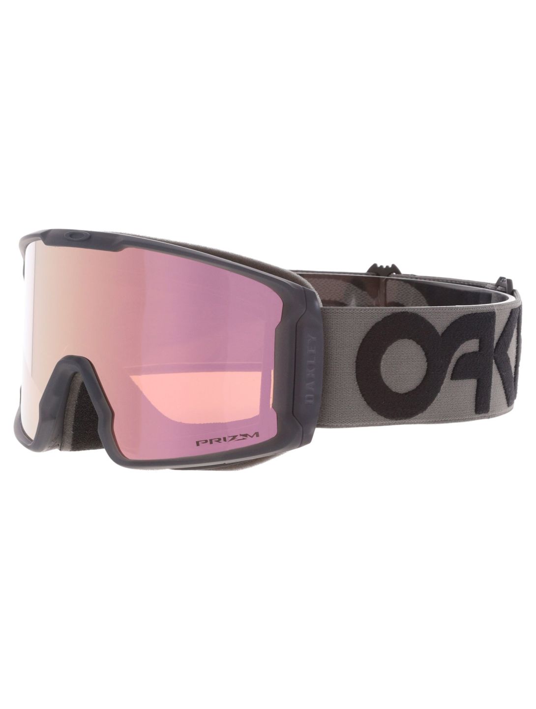 Oakley, Line Miner L gafas de esquí unisex Matte B1B Forged Iron - Prizm Rose Gold Iridium gris 