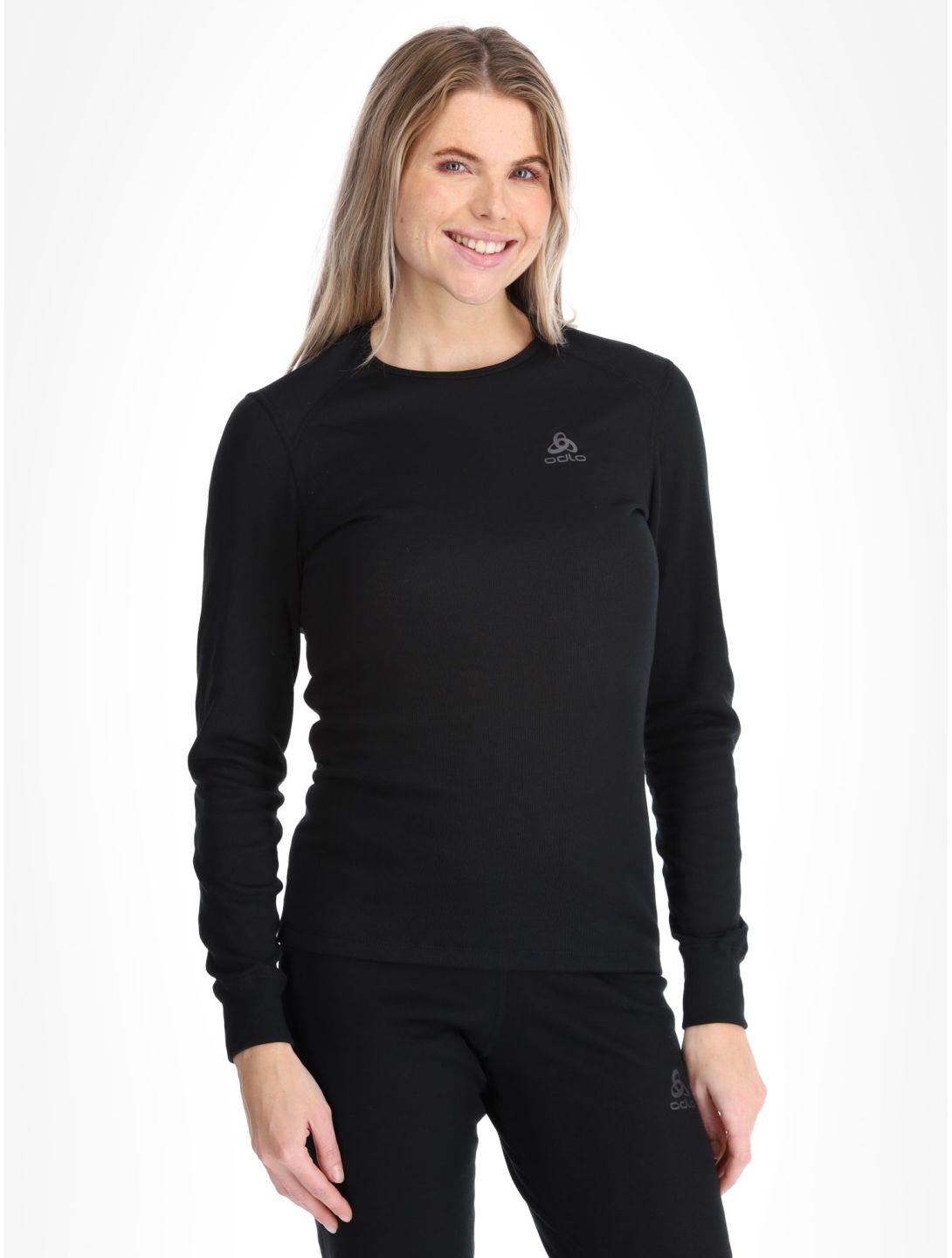 Odlo, Active Warm Eco camisa termoactiva mujeres Black negro 