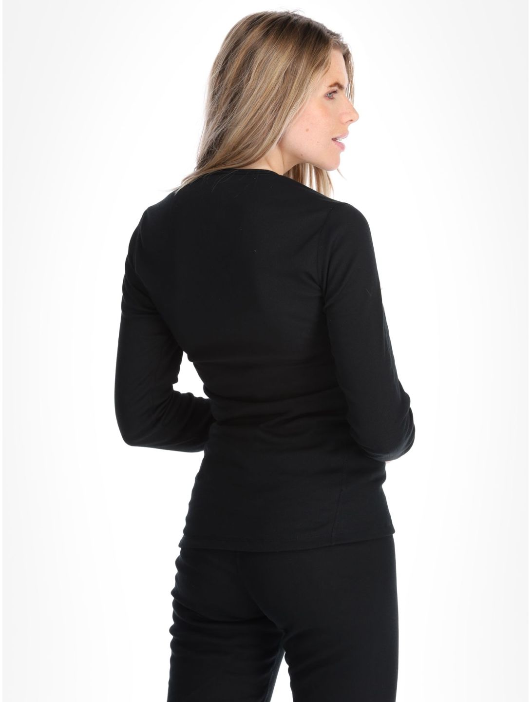 Odlo, Active Warm Eco camisa termoactiva mujeres Black negro 