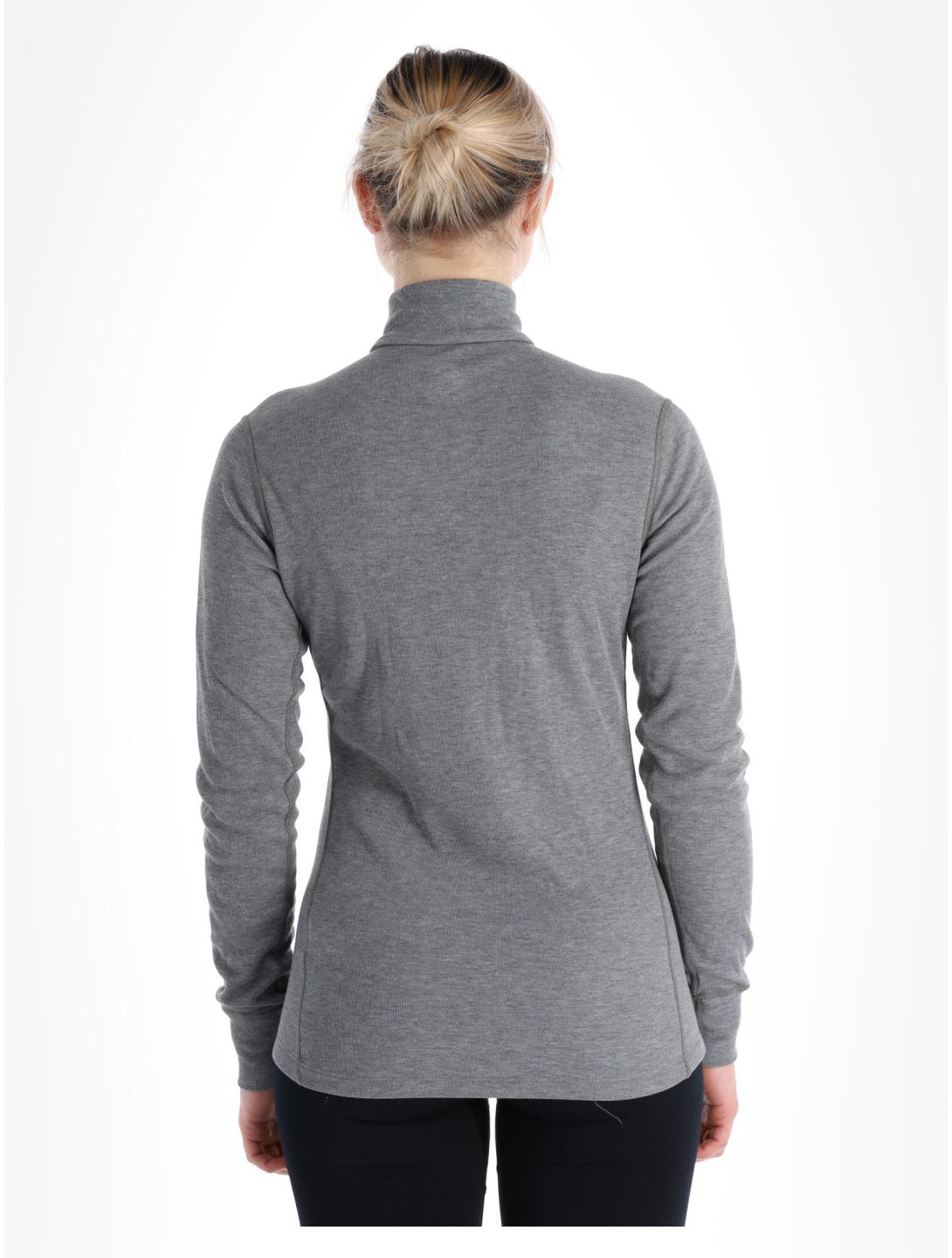 Odlo, Active Warm Eco jersey mujeres Odlo Steel Grey Melange gris 