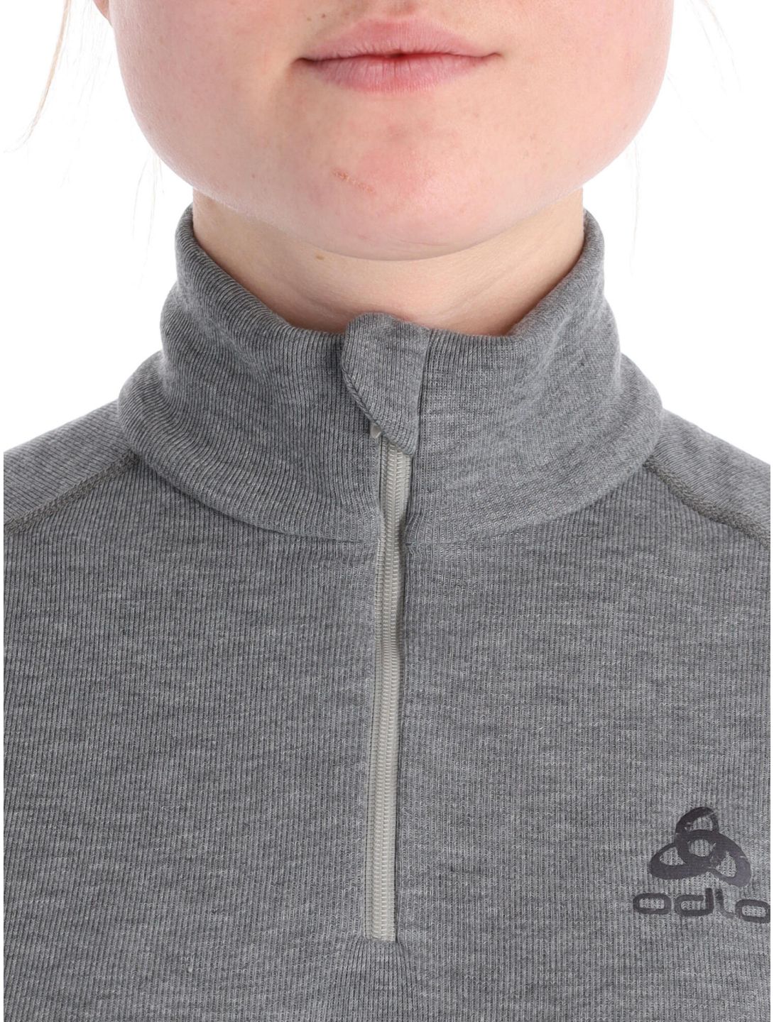 Odlo, Active Warm Eco jersey mujeres Odlo Steel Grey Melange gris 