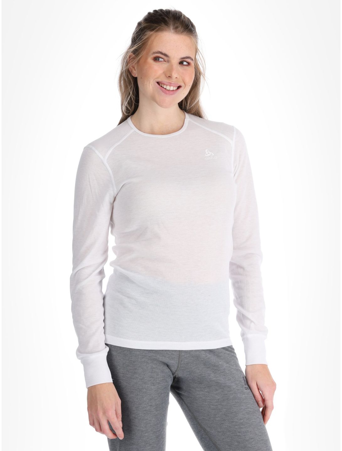 Odlo, Active Warm Eco camisa termoactiva mujeres White blanco 