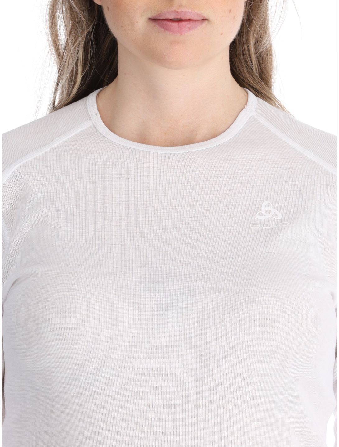 Odlo, Active Warm Eco camisa termoactiva mujeres White blanco 