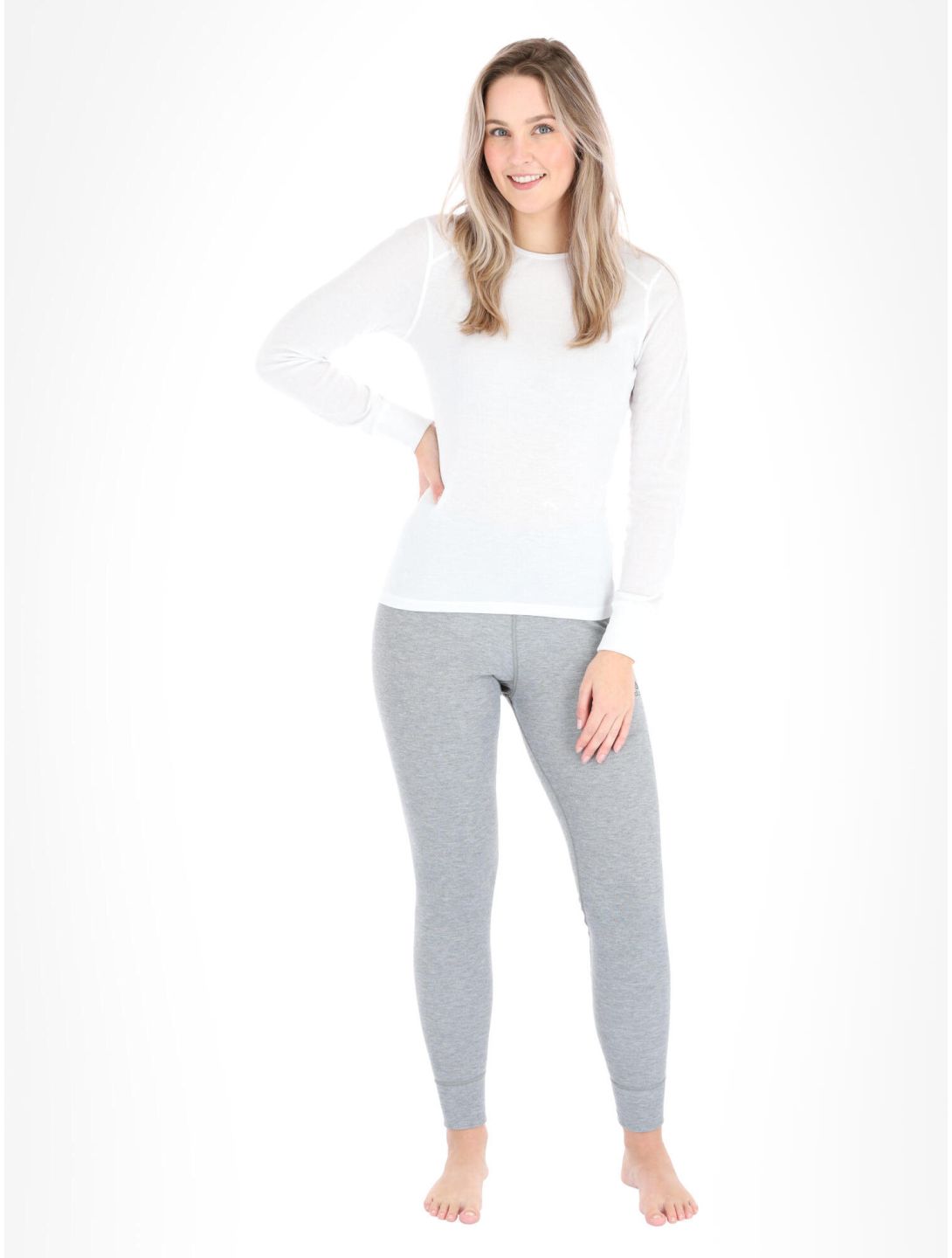 Odlo, Active Warm Eco camisa termoactiva mujeres White blanco 