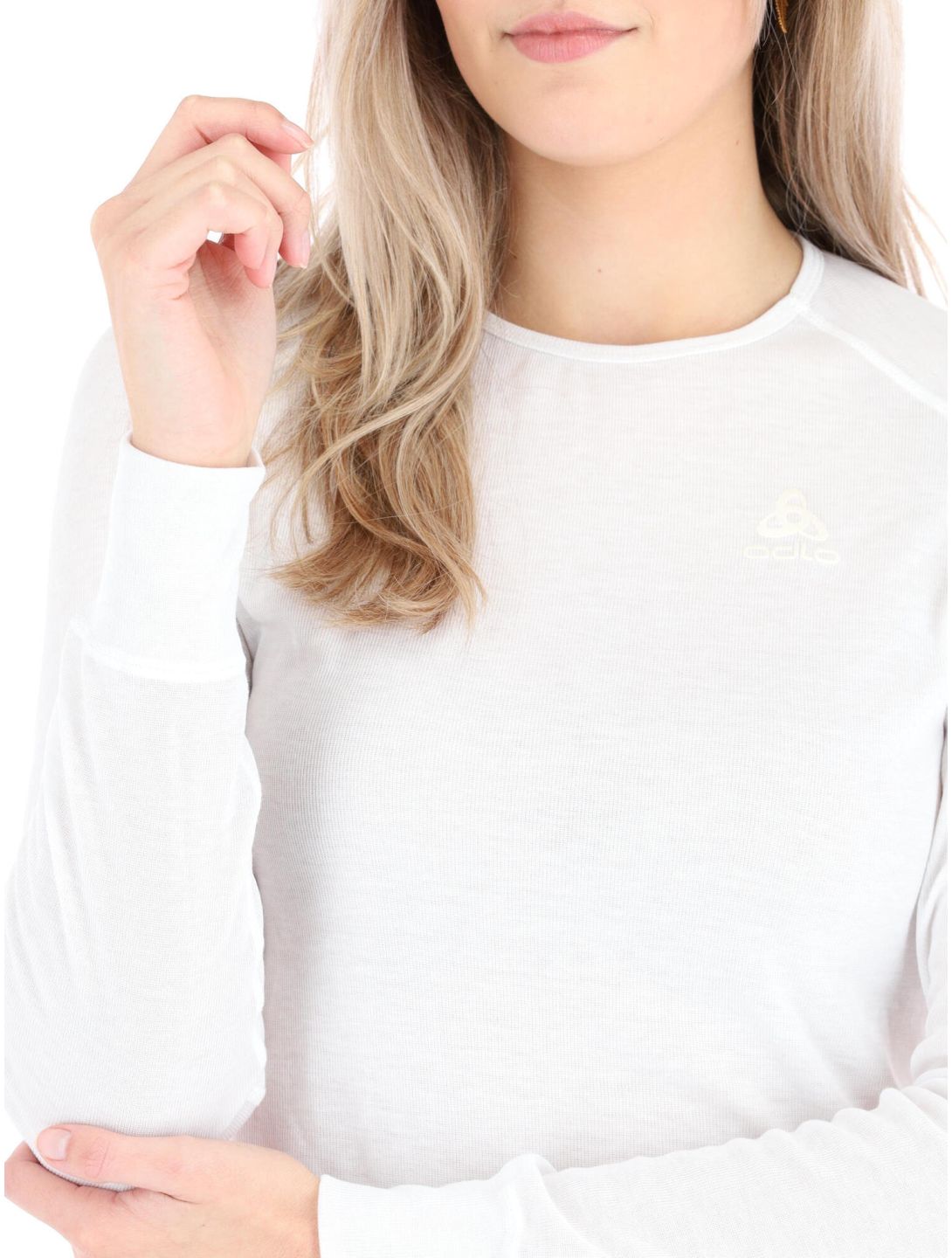 Odlo, Active Warm Eco camisa termoactiva mujeres White blanco 