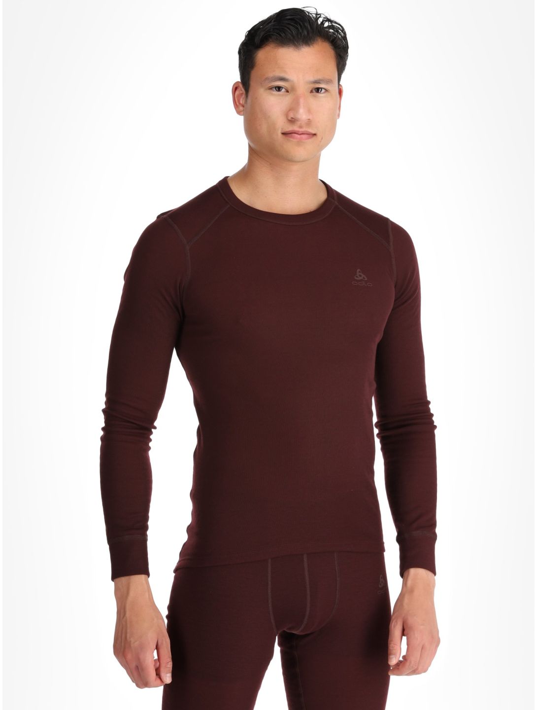 Odlo, Active Warm Eco camisa termoactiva hombres Fudge púrpura 