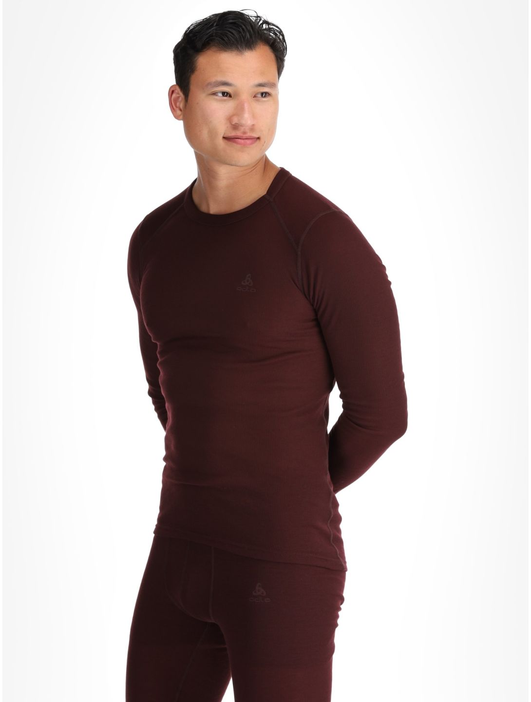 Odlo, Active Warm Eco camisa termoactiva hombres Fudge púrpura 