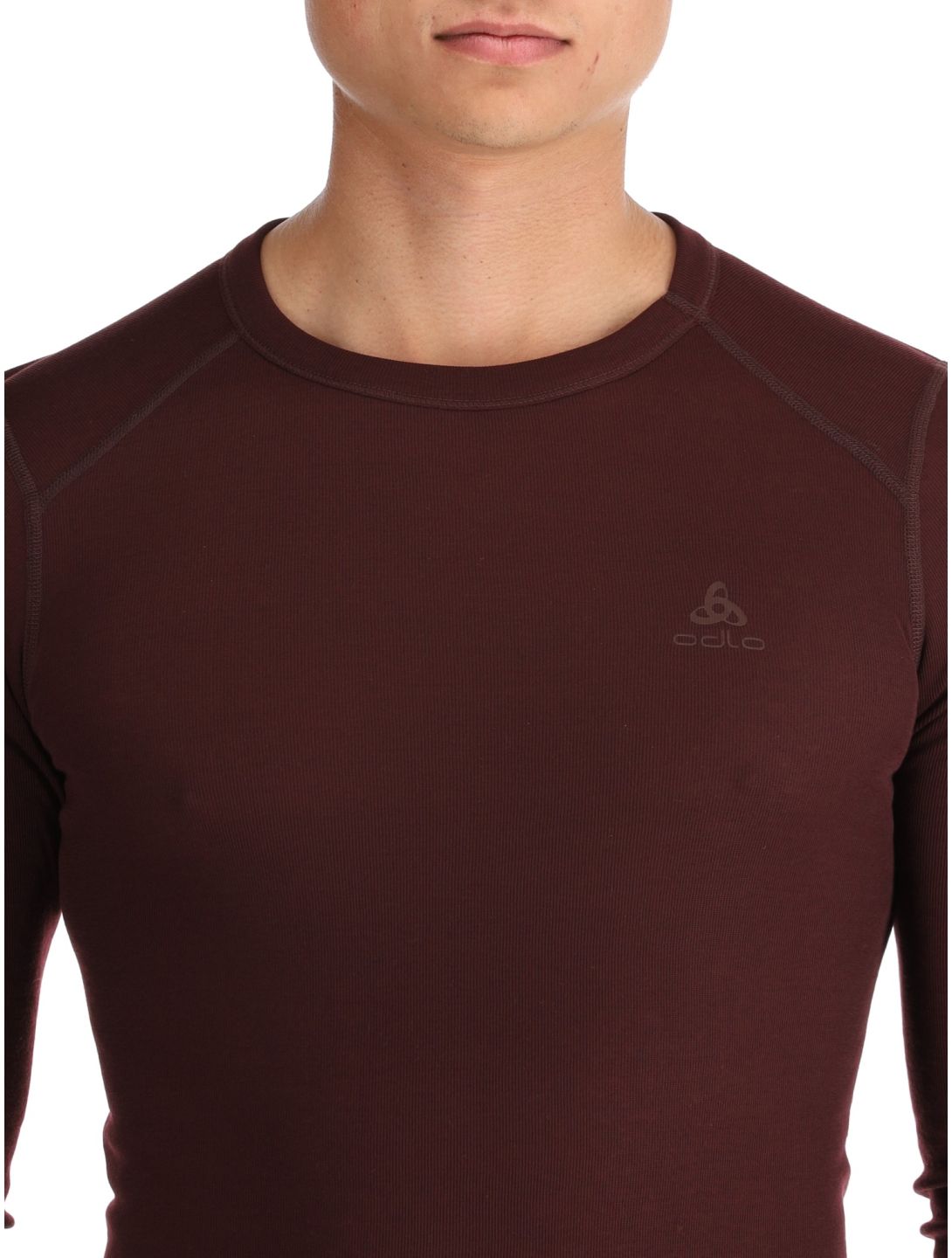 Odlo, Active Warm Eco camisa termoactiva hombres Fudge púrpura 