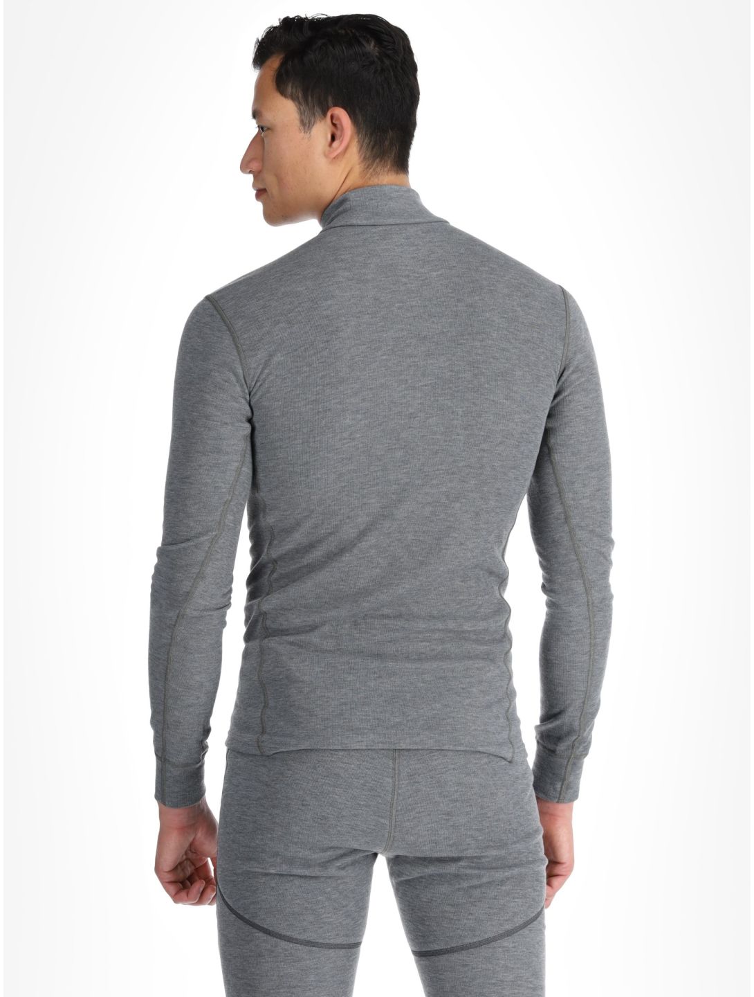 Odlo, Active Warm Eco camisa termoactiva hombres Odlo Steel Grey Melange gris 