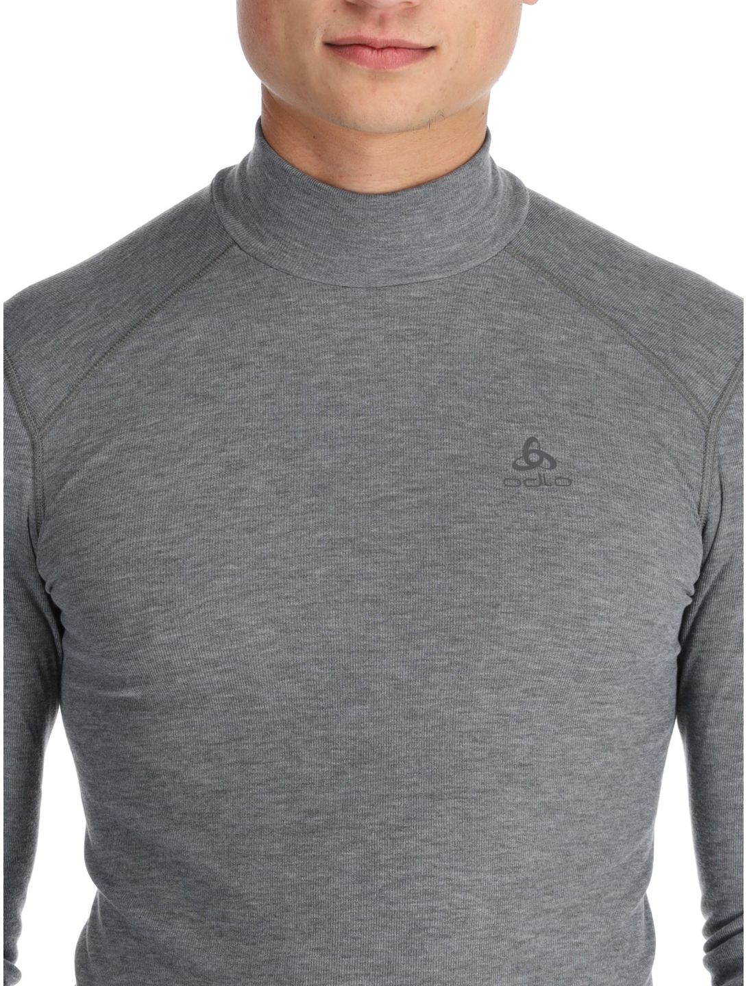 Odlo, Active Warm Eco camisa termoactiva hombres Odlo Steel Grey Melange gris 