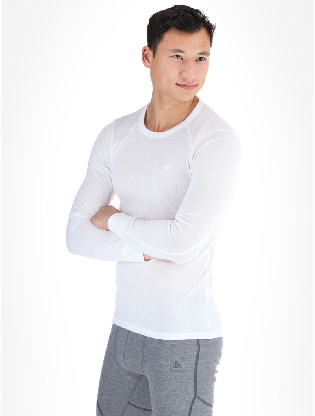 Odlo, Active Warm Eco camisa termoactiva hombres White blanco 