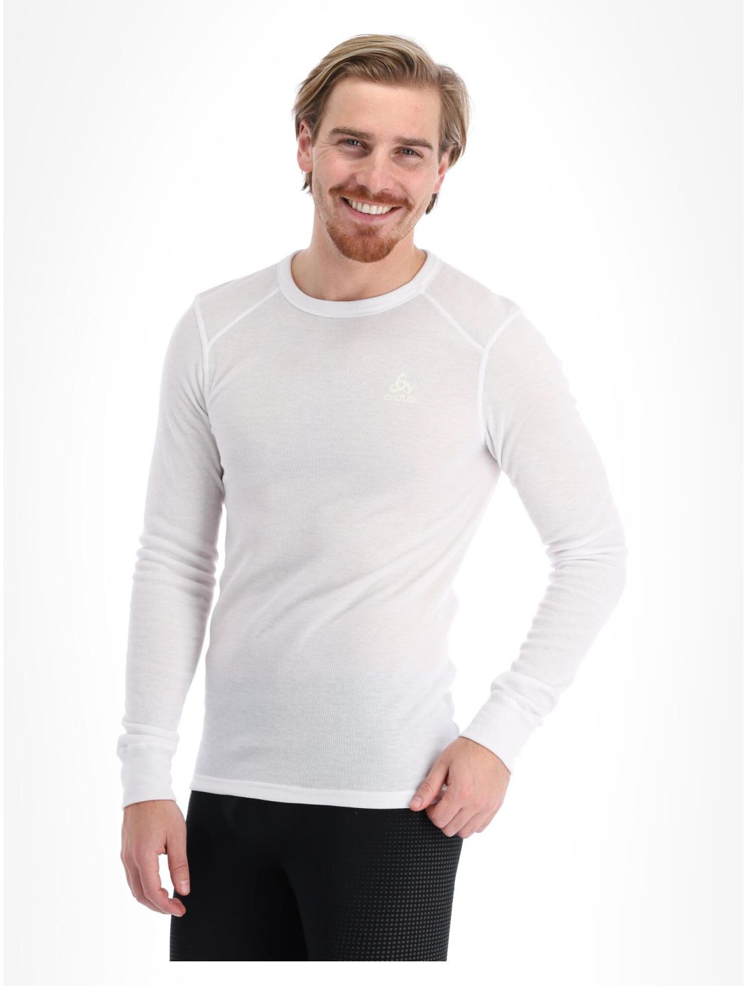 Odlo, Active Warm Eco camisa termoactiva hombres White blanco 