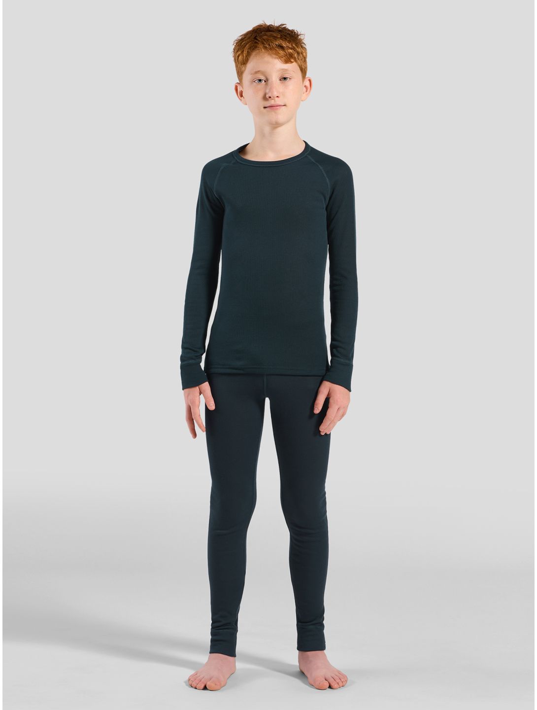 Odlo, Active Warm Eco camisa termoactiva niños Dark Sapphire azul 