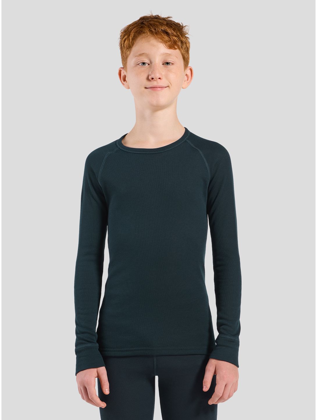 Odlo, Active Warm Eco camisa termoactiva niños Dark Sapphire azul 