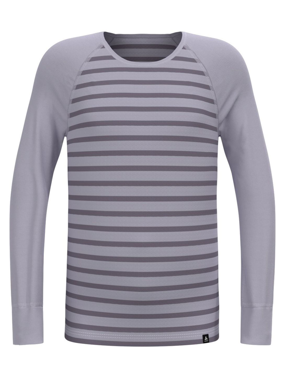 Odlo, Active Warm Eco camisa termoactiva niños Misty Lilac - Gray Ridge gris, rosa 