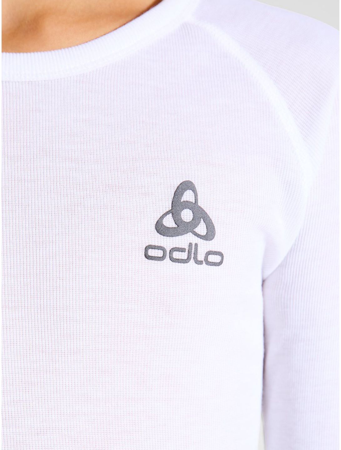 Odlo, Active Warm Eco camisa termoactiva niños White blanco 