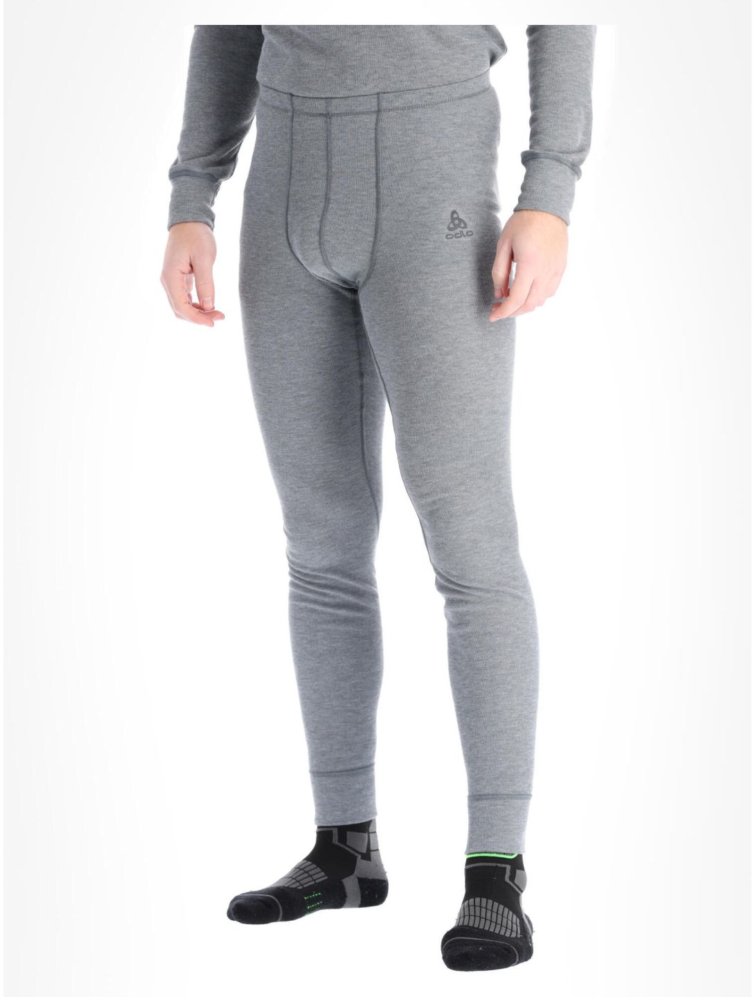 Odlo, Active Warm Eco pantalón termoactivo hombres Odlo Steel Grey Melange gris 