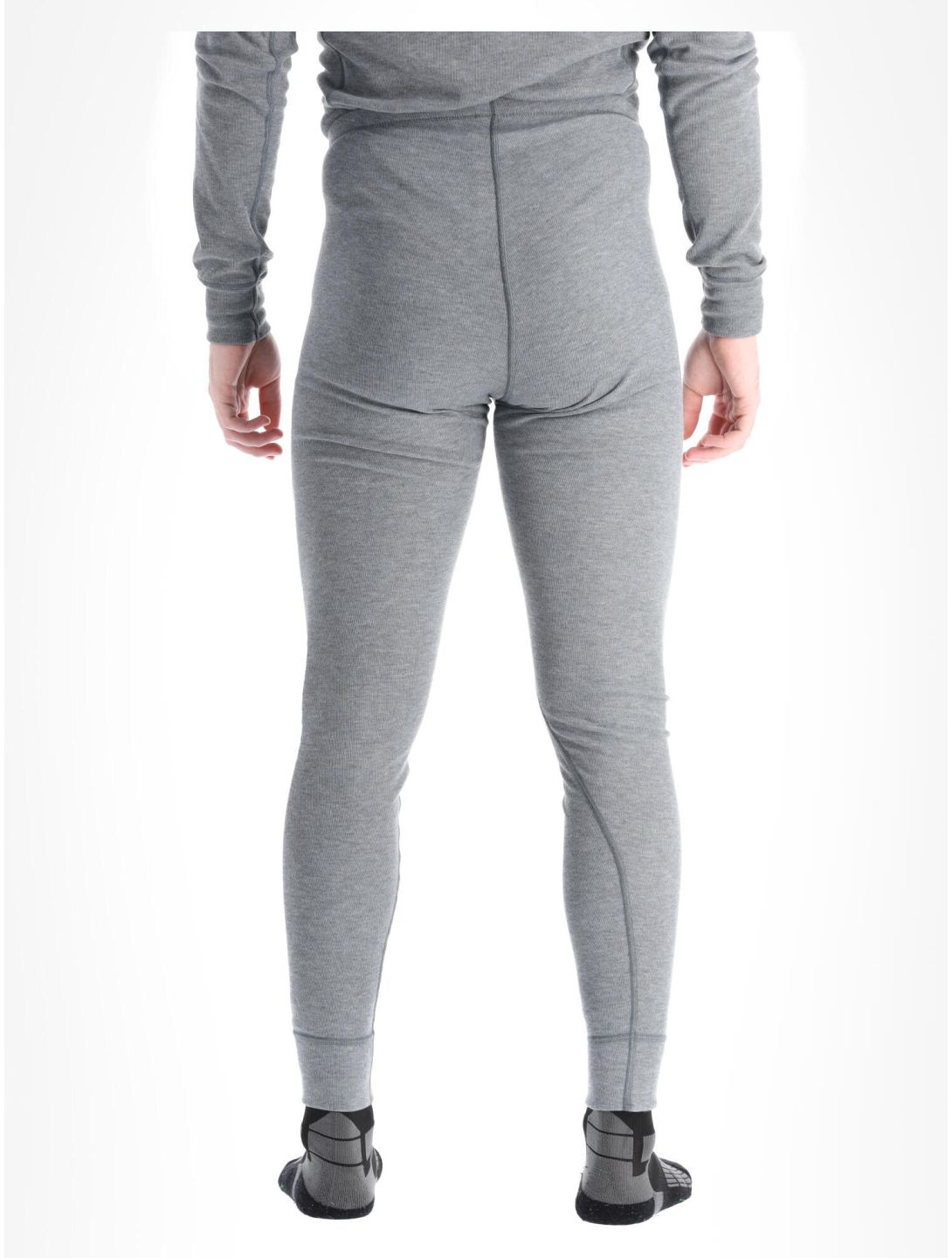 Odlo, Active Warm Eco pantalón termoactivo hombres Odlo Steel Grey Melange gris 