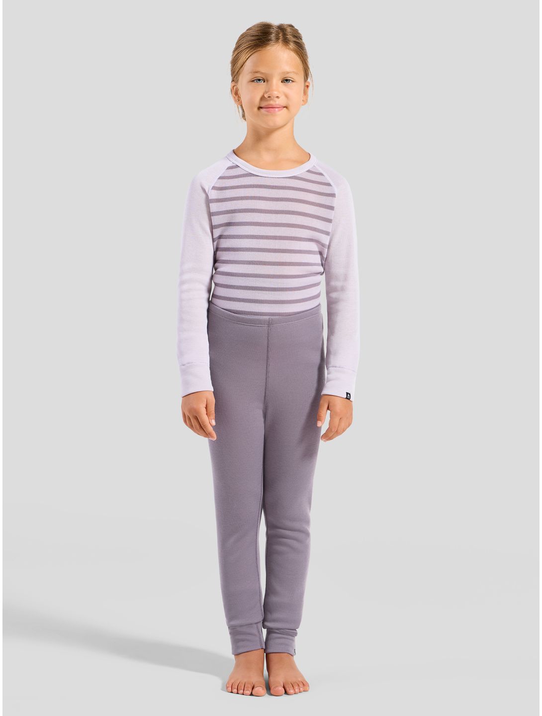 Odlo, Active Warm Eco pantalón termoactivo niños Gray Ridge gris 