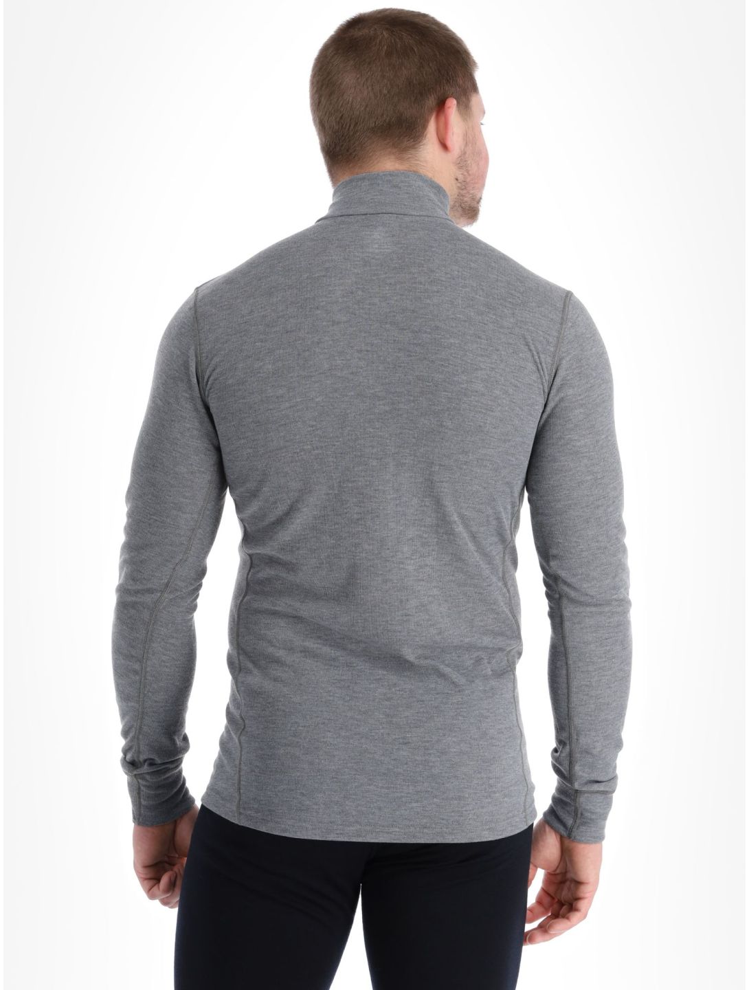 Odlo, Active Warm Eco jersey hombres Odlo Steel Grey Melange gris 