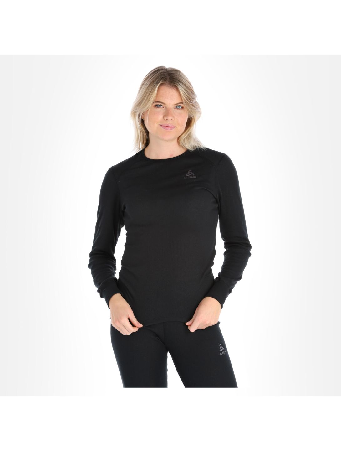 Odlo, Active Warm Eco camisa termoactiva mujeres Black negro 