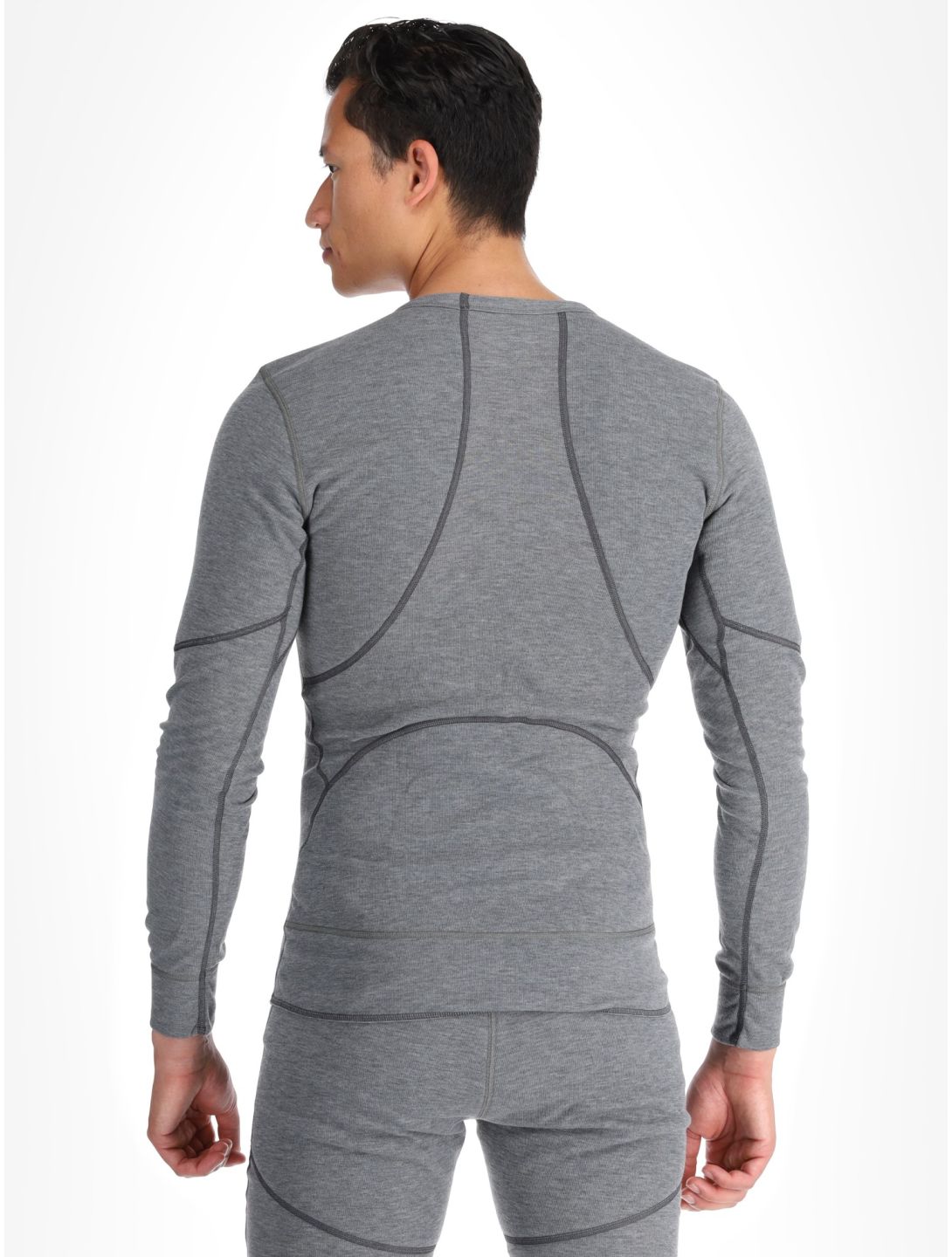 Odlo, Active X-Warm Eco camisa termoactiva hombres Odlo Steel Grey Melange gris 