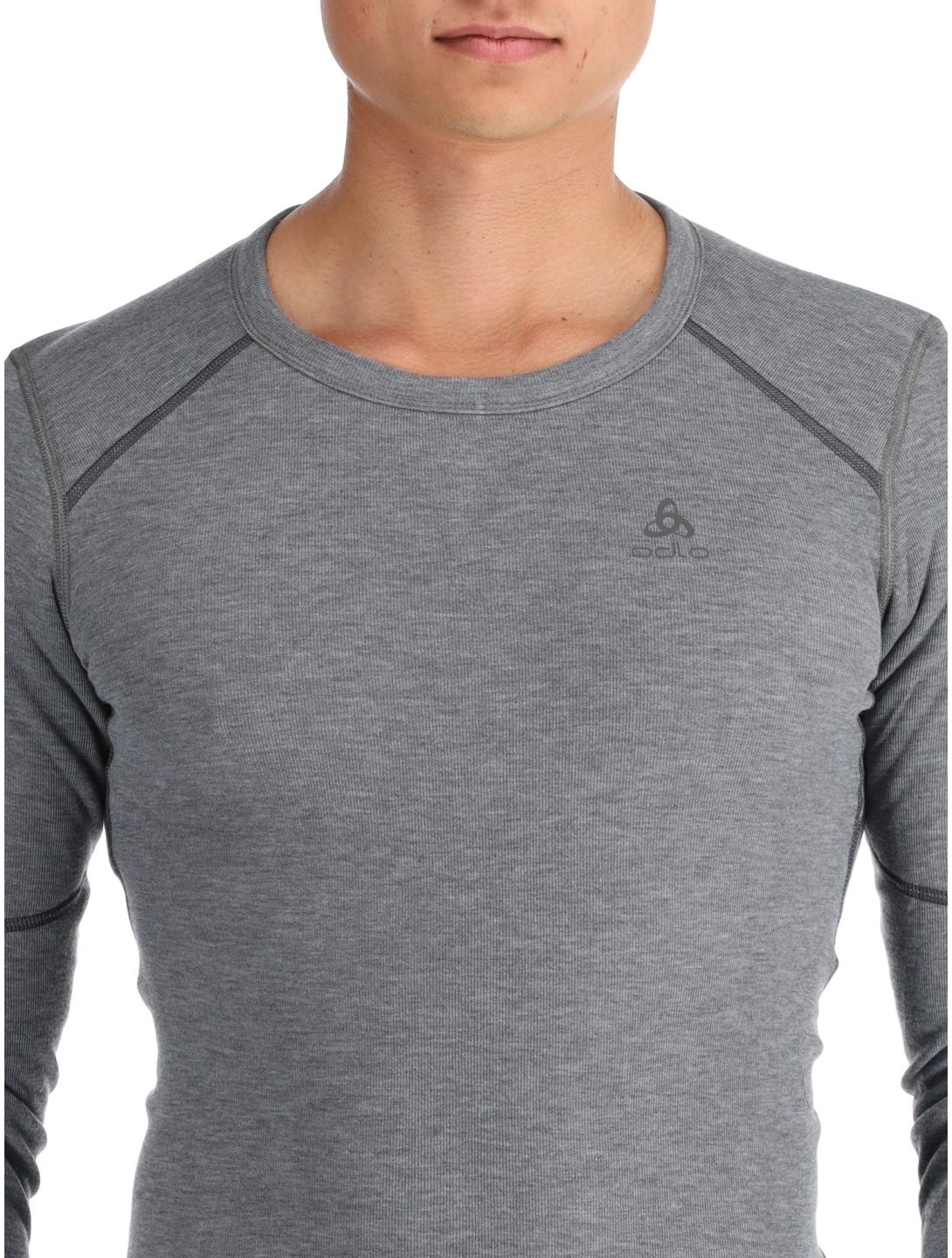 Odlo, Active X-Warm Eco camisa termoactiva hombres Odlo Steel Grey Melange gris 