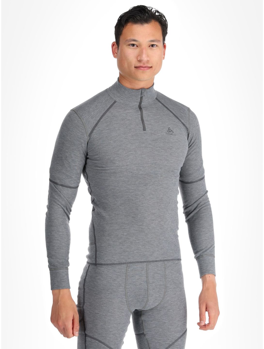 Odlo, Active X-Warm jersey hombres Odlo Steel Grey Melange gris 