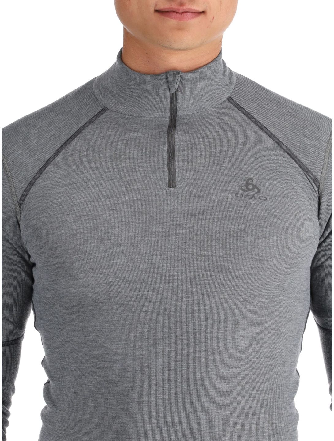 Odlo, Active X-Warm jersey hombres Odlo Steel Grey Melange gris 