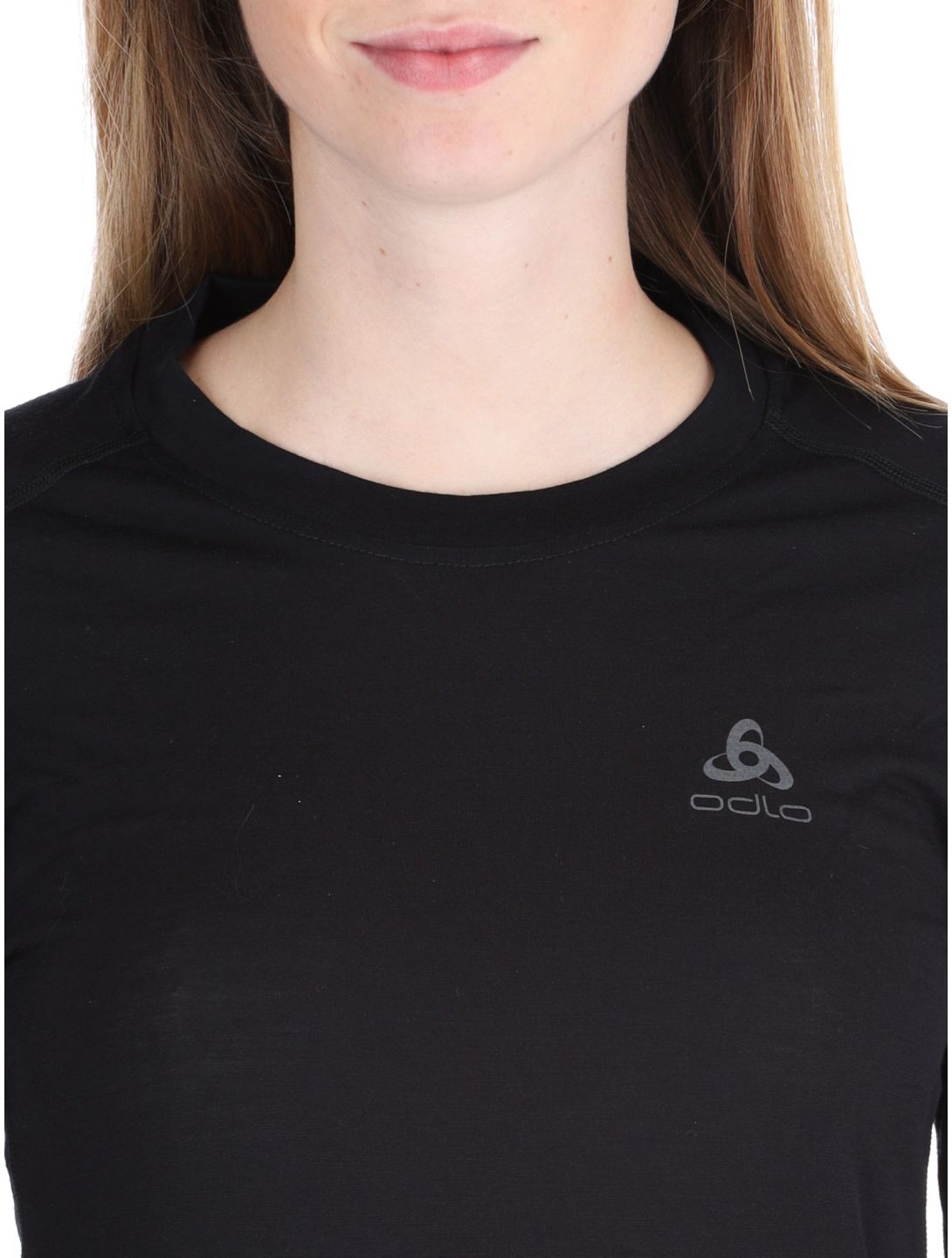 Odlo, Merino 160 camisa termoactiva mujeres Black negro 