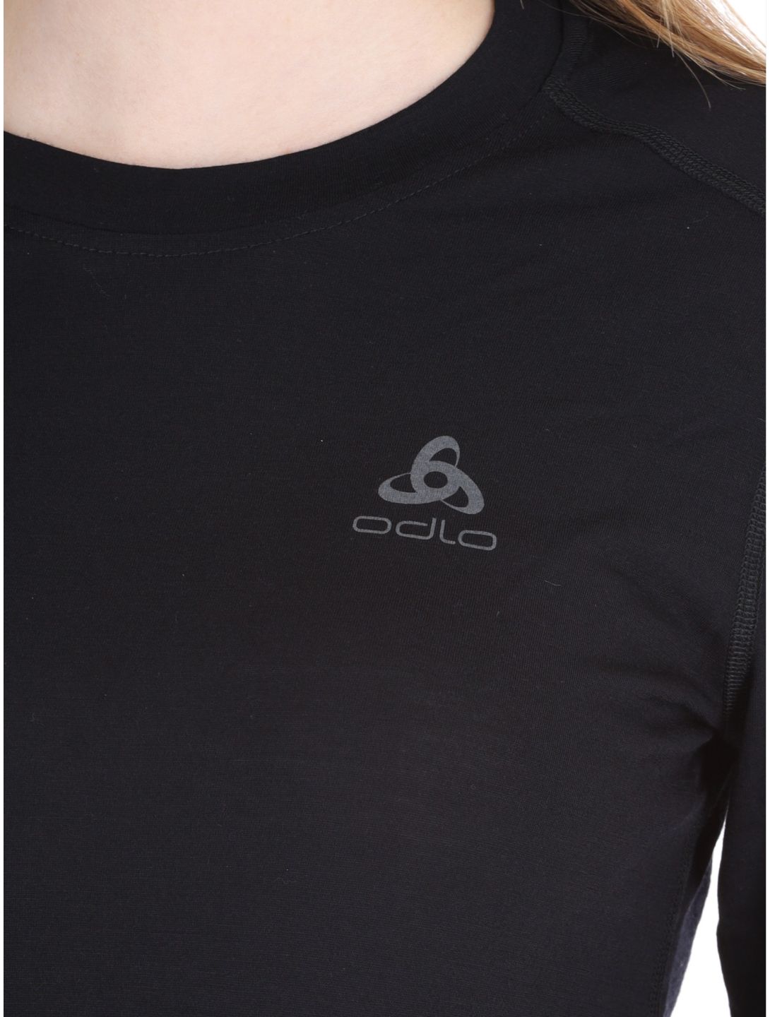 Odlo, Merino 160 camisa termoactiva mujeres Black negro 