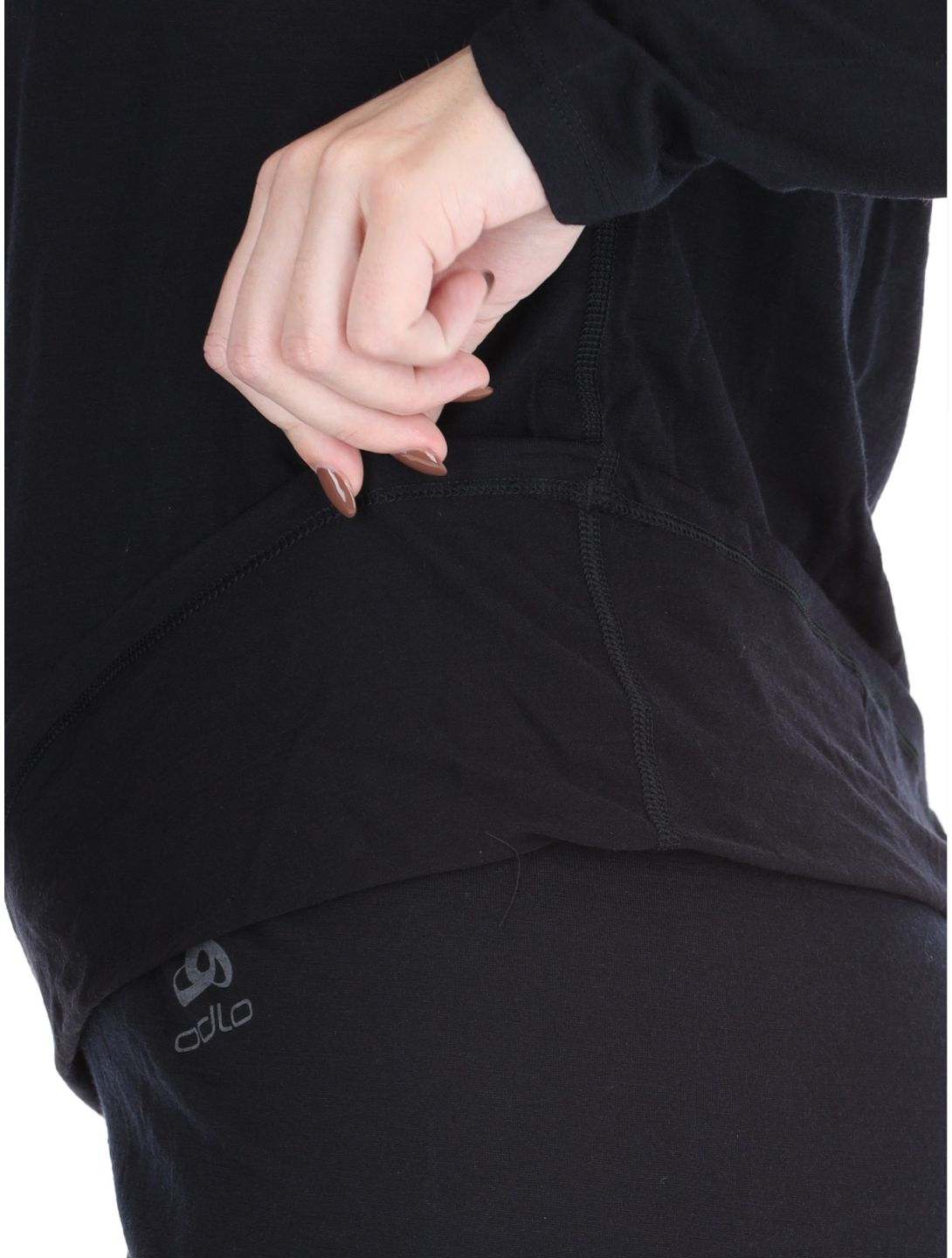 Odlo, Merino 160 camisa termoactiva mujeres Black negro 