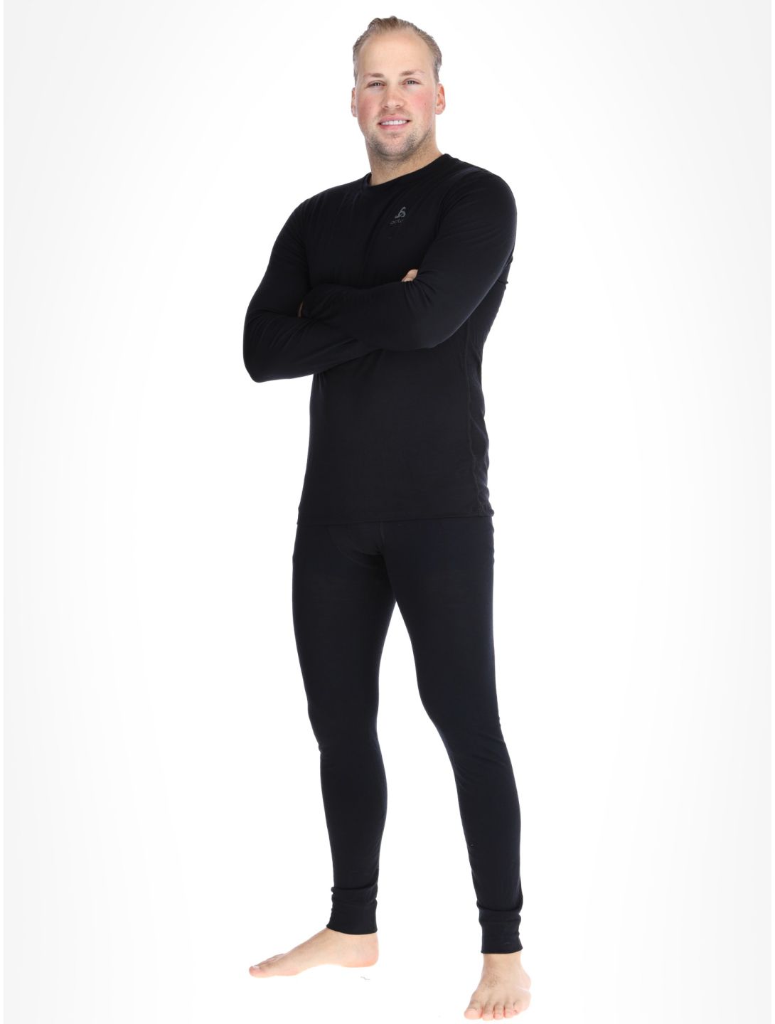 Odlo, Merino 160 camisa termoactiva hombres Black negro 