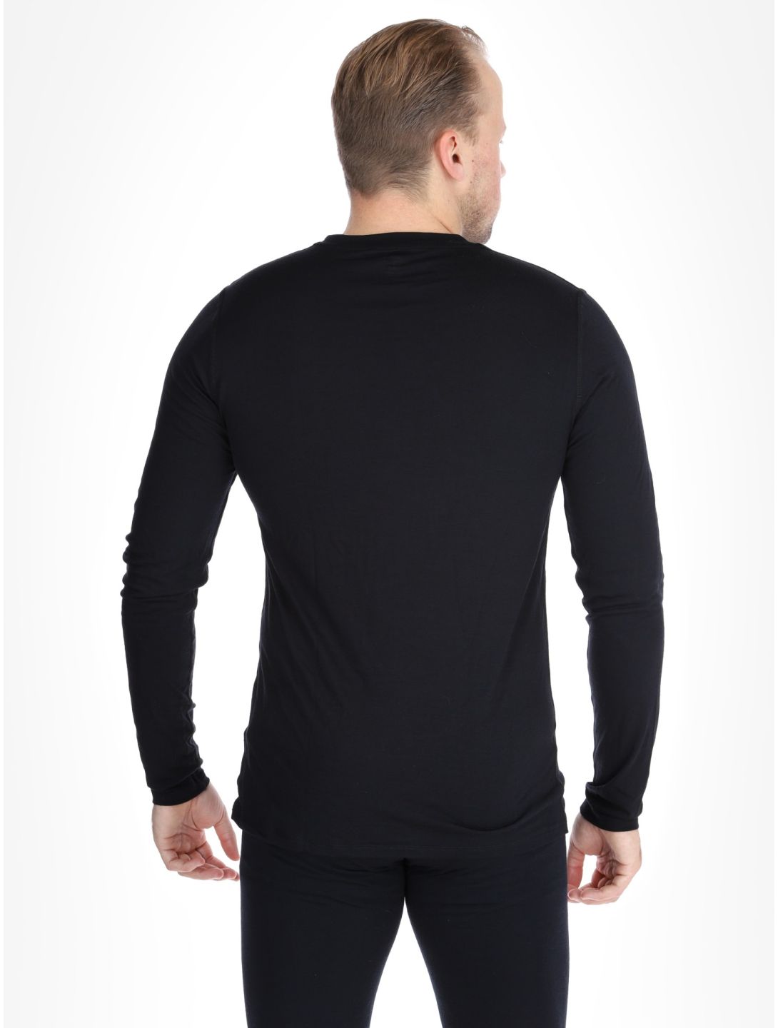 Odlo, Merino 160 camisa termoactiva hombres Black negro 