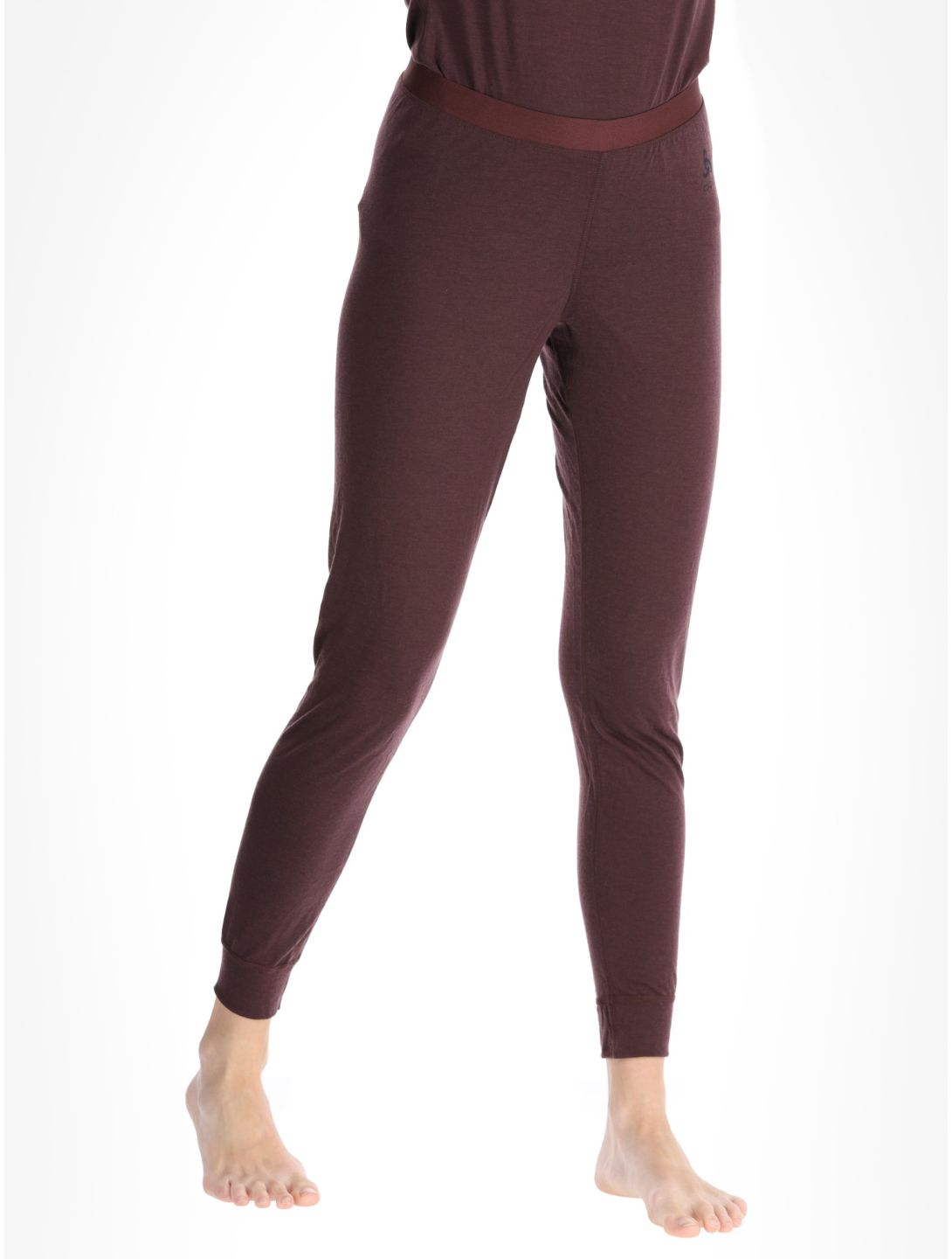 Odlo, Merino 160 pantalón termoactivo mujeres Fudge púrpura 