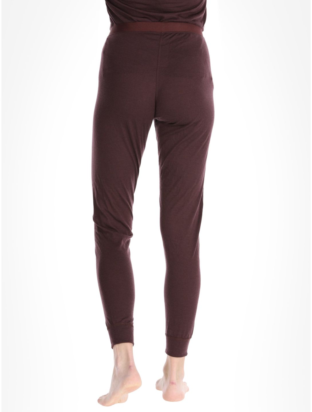 Odlo, Merino 160 pantalón termoactivo mujeres Fudge púrpura 