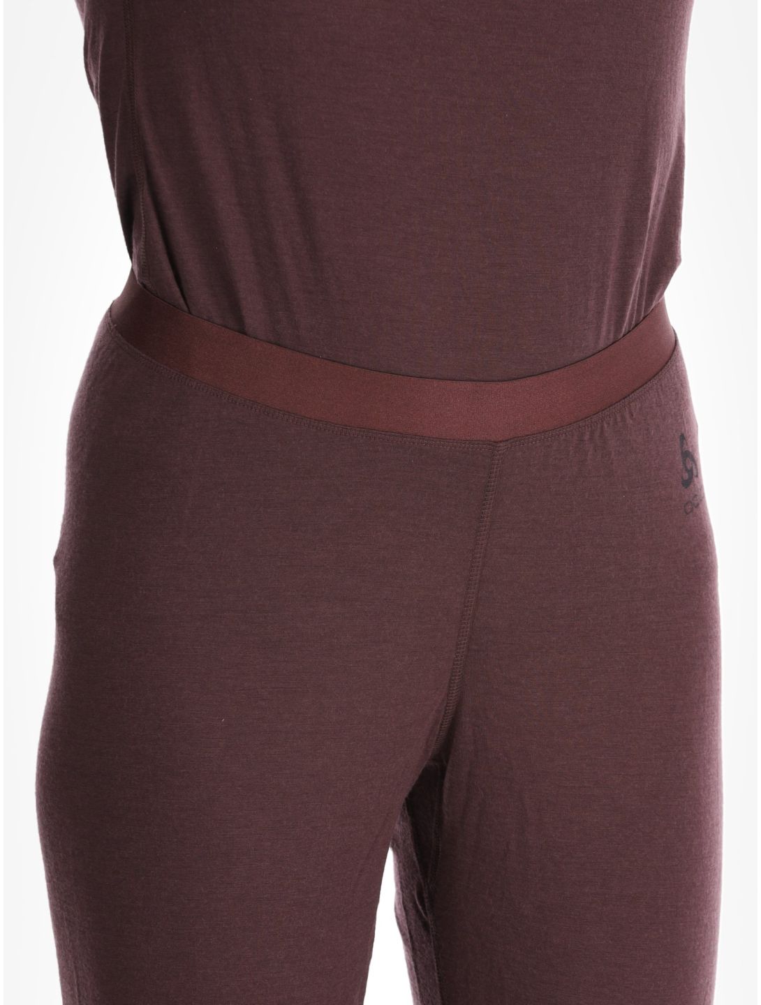 Odlo, Merino 160 pantalón termoactivo mujeres Fudge púrpura 