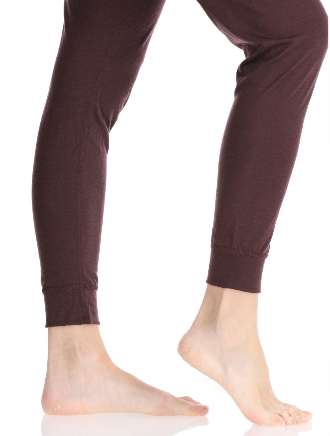 Odlo, Merino 160 pantalón termoactivo mujeres Fudge púrpura 