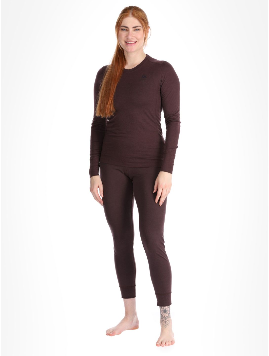 Odlo, Merino 200 camisa termoactiva mujeres Fudge púrpura 